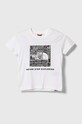 The North Face t-shirt bawełniany dziecięcy nadruk biały NF0A82E9