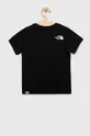 The North Face t-shirt bawełniany dziecięcy czarny