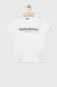 bela Otroška bombažna kratka majica Quiksilver Otroški