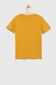 Παιδικό βαμβακερό μπλουζάκι Quiksilver κίτρινο