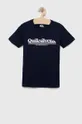 granatowy Quiksilver t-shirt bawełniany dziecięcy Dziecięcy