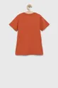 Otroška bombažna kratka majica Quiksilver oranžna