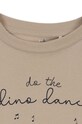 Chłopiec Konges Sløjd t-shirt bawełniany dziecięcy KS4674 beżowy