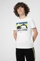 bela Otroška bombažna kratka majica 4F Otroški