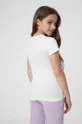 bela Otroška bombažna kratka majica 4F