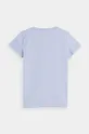 Дитяча бавовняна футболка 4F блакитний
