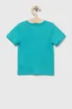GAP t-shirt bawełniany dziecięcy turkusowy