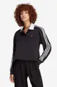 μαύρο Longsleeve adidas Originals Collar Top IC2014 Γυναικεία