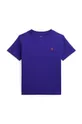 μπλε Παιδικό βαμβακερό μπλουζάκι Polo Ralph Lauren Παιδικά
