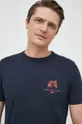 mornarsko plava Pamučna majica Selected Homme