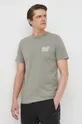 zelena Bombažna kratka majica Selected Homme