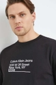 czarny Calvin Klein Jeans t-shirt bawełniany