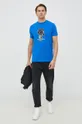 Karl Lagerfeld t-shirt niebieski