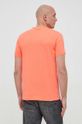 Karl Lagerfeld t-shirt bawełniany pomarańczowy