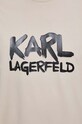 Karl Lagerfeld t-shirt 531221.755280 beżowy
