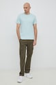 Бавовняна футболка Calvin Klein K10K109894.PPYX зелений AW23