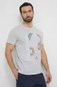 γκρί Βαμβακερό μπλουζάκι Michael Kors Ανδρικά