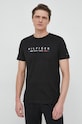 Tommy Hilfiger t-shirt bawełniany czarny MW0MW29372.PPYX