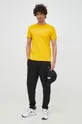 Βαμβακερό μπλουζάκι Tommy Hilfiger κίτρινο