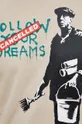 Βαμβακερό μπλουζάκι Guess x Banksy With Graffiti Ανδρικά