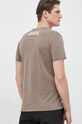 Odzież Guess t-shirt bawełniany x Banksy M3RI1U.KBDL0 brązowy