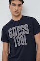 Guess t-shirt bawełniany granatowy M3RI14.K8FQ4
