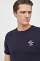 Guess t-shirt bawełniany granatowy M3RI18.I3Z14