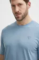 niebieski Guess t-shirt HEDLEY