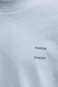 Памучна тениска Samsoe Samsoe JOEL M22300126 син