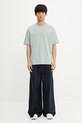 Samsoe Samsoe t-shirt in cotone JOEL M22300126 turchese