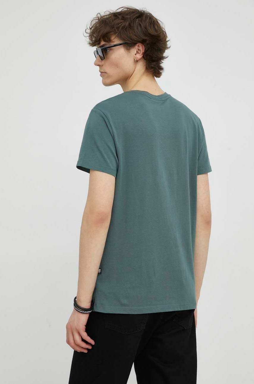 Oblačila Bombažna kratka majica G-Star D22378.336 zelena