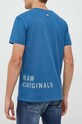 Ρούχα Βαμβακερό μπλουζάκι G-Star D22382.C336 μπλε