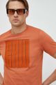 πορτοκαλί Βαμβακερό μπλουζάκι G-Star Raw