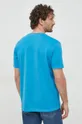 Bombažna kratka majica Paul&Shark modra
