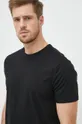 czarny GAP t-shirt bawełniany