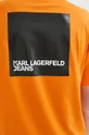 pomarańczowy Karl Lagerfeld Jeans t-shirt bawełniany