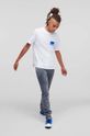 Pamučna majica Karl Lagerfeld Jeans 231D1706 bijela