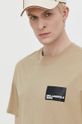 Odzież Karl Lagerfeld Jeans t-shirt bawełniany 231D1706 beżowy