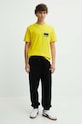 Karl Lagerfeld Jeans t-shirt bawełniany 231D1706 żółty AA00