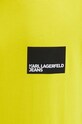 Хлопковая футболка Karl Lagerfeld Jeans 231D1706 жёлтый