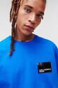 Одежда Хлопковая футболка Karl Lagerfeld Jeans 231D1706 голубой