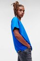 Karl Lagerfeld Jeans t-shirt bawełniany niebieski 231D1706