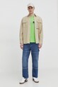 Karl Lagerfeld Jeans t-shirt bawełniany 231D1706 zielony AA00
