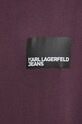 Бавовняна футболка Karl Lagerfeld Jeans 231D1706 бордо