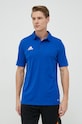 adidas Performance polo treningowe Entrada 22 regular niebieski HG6285
