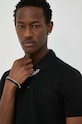 Tiger Of Sweden polo bawełniane czarny T69087026