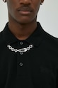 Tiger Of Sweden polo bawełniane T69087026 czarny