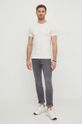 Polo Ralph Lauren t-shirt bawełniany 710671438 beżowy NC24