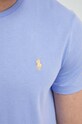 Βαμβακερό μπλουζάκι Polo Ralph Lauren 710671438 μωβ