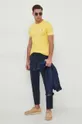 Бавовняна футболка Polo Ralph Lauren жовтий